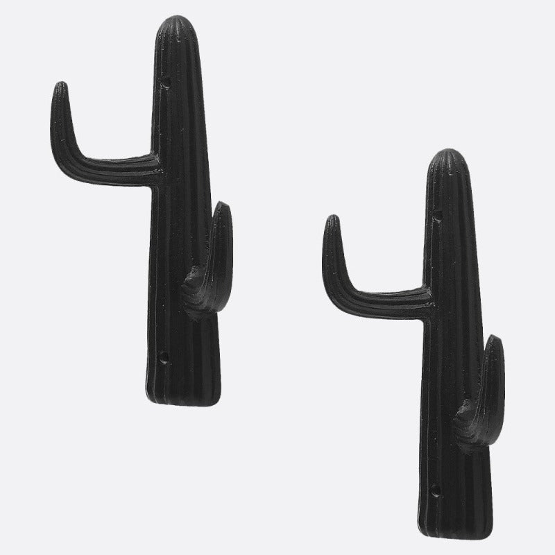 Cacti Key Holder/Wall Shelf - Set of 2 Key Holders Brick Brown   