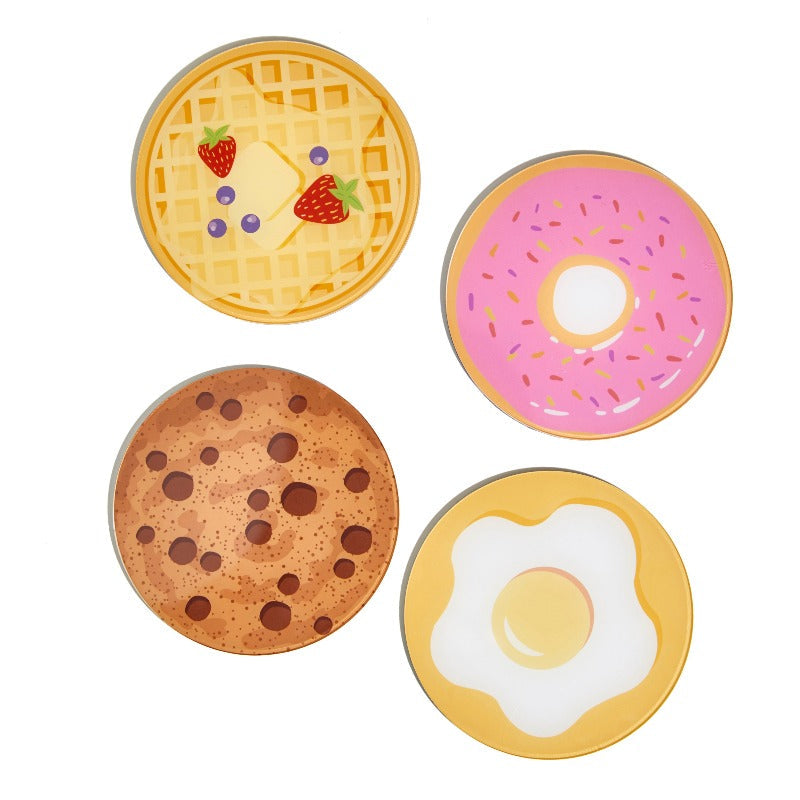Coaster Breakfast Club  – Set of 4 pcs Coasters Look What Happened   