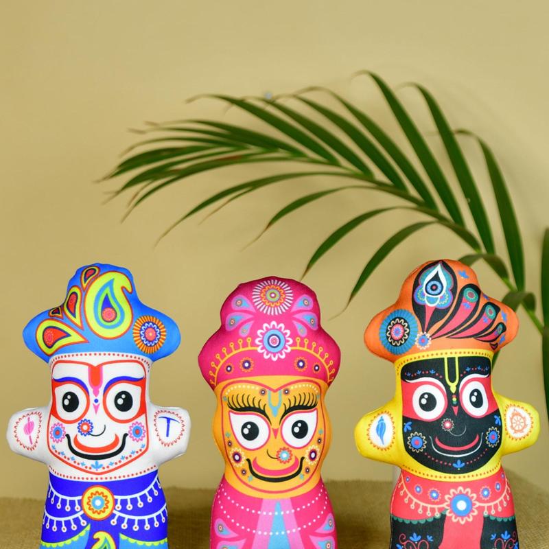 Sowpeace Stitched Cotton Jagannath Trio