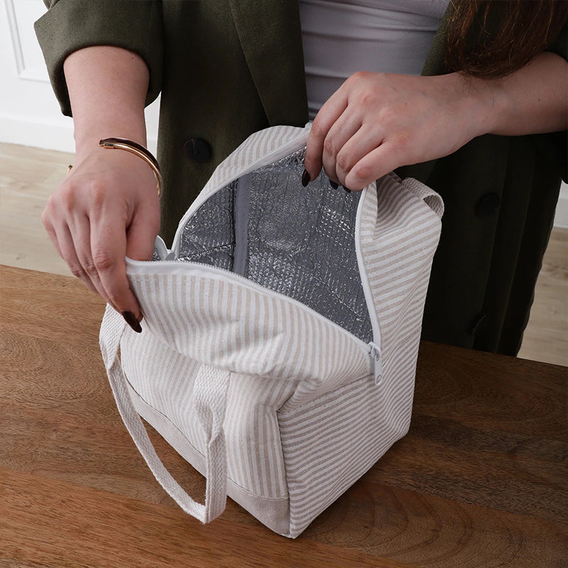 Everyday Stripe Insulated Lunch Tote