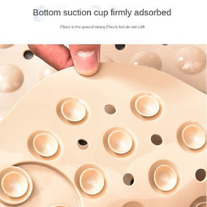 Tea Green Nonslip Foot Massager & Exfoliator Shower Mat Shower Mats June Trading   