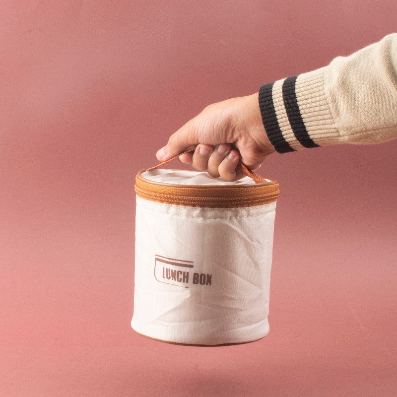 Modern Bento Lunch Kit with Thermal Pouch & Airtight Lid
