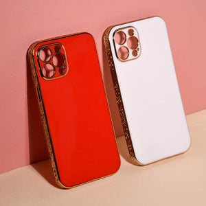 Rose Gold Carved Edge Luxury iPhone 12 Pro Case iPhone 12 & 12 Pro June Trading   