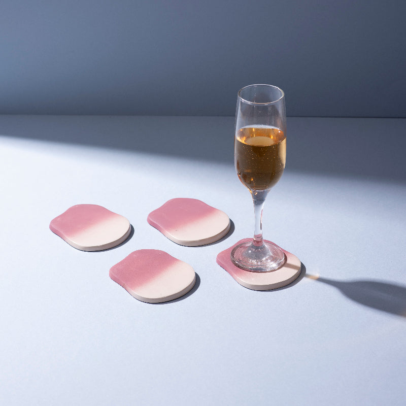 Dreamy Ombre Cloud Coaster Set Of 4