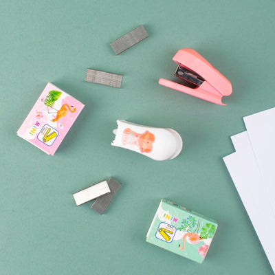 Kawaii Animal Mini Stapler Set