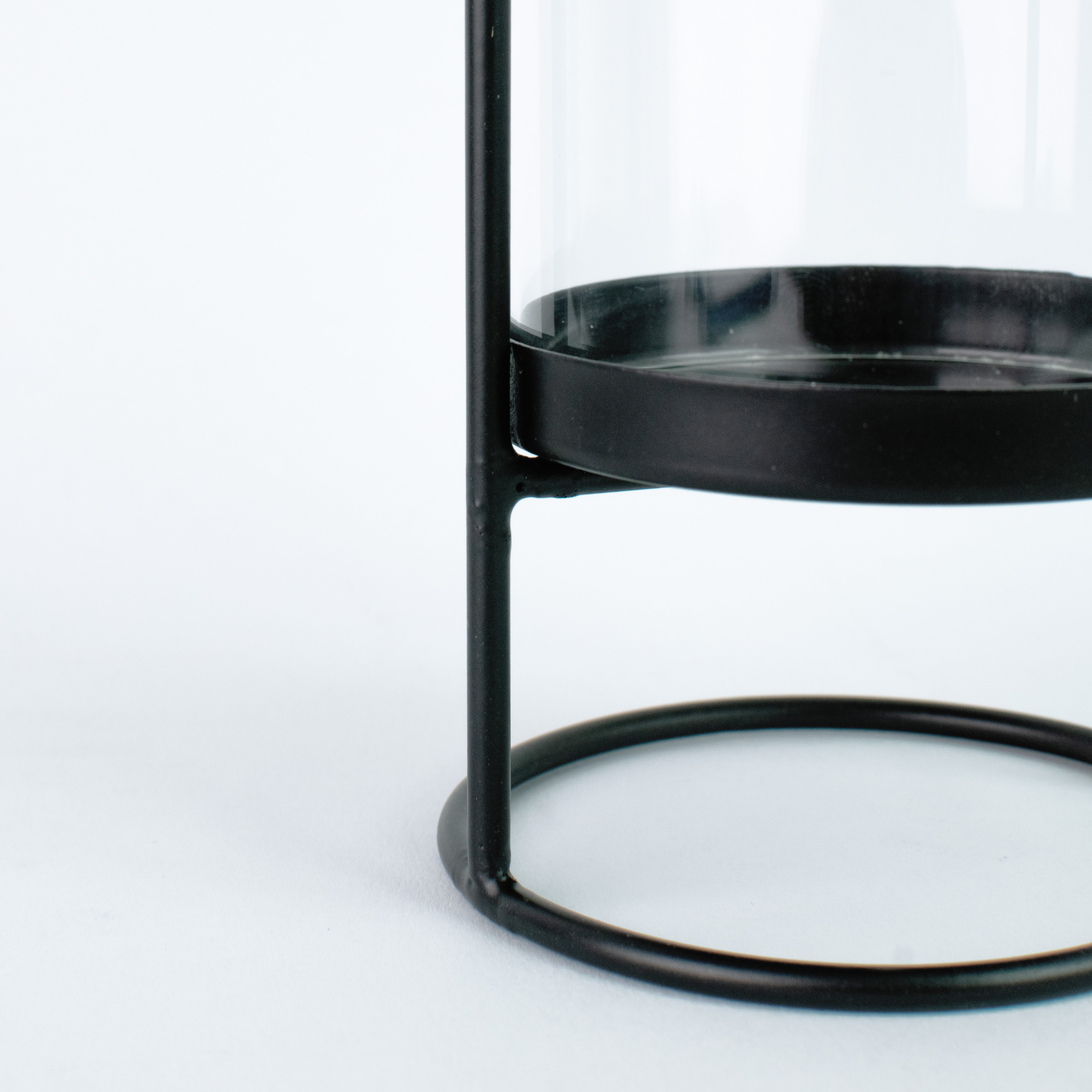 Roisin Black Metal Candle Holder Candle Holders The June Shop   