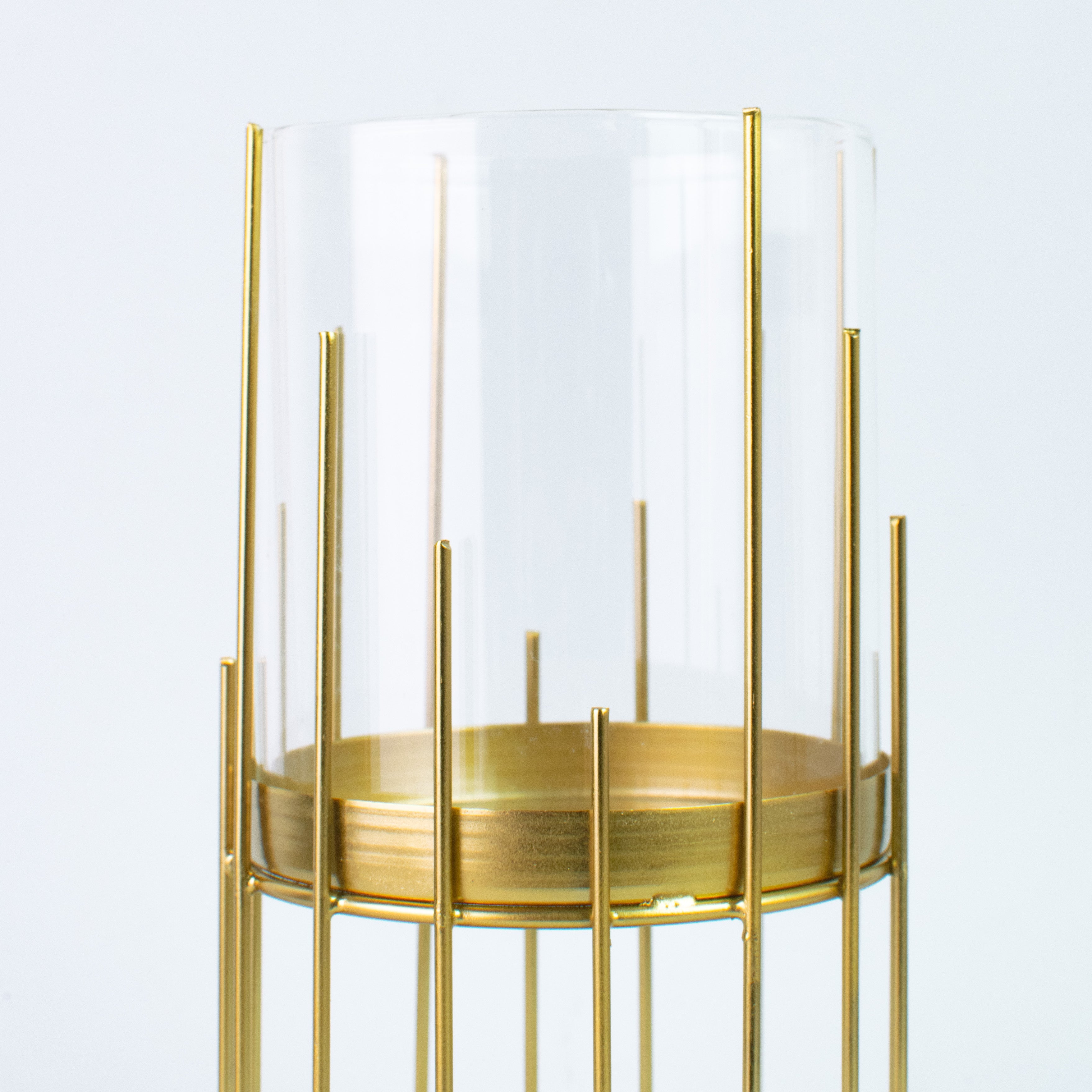 Venus Golden Metal Candle Holder Candle Holders The June Shop   