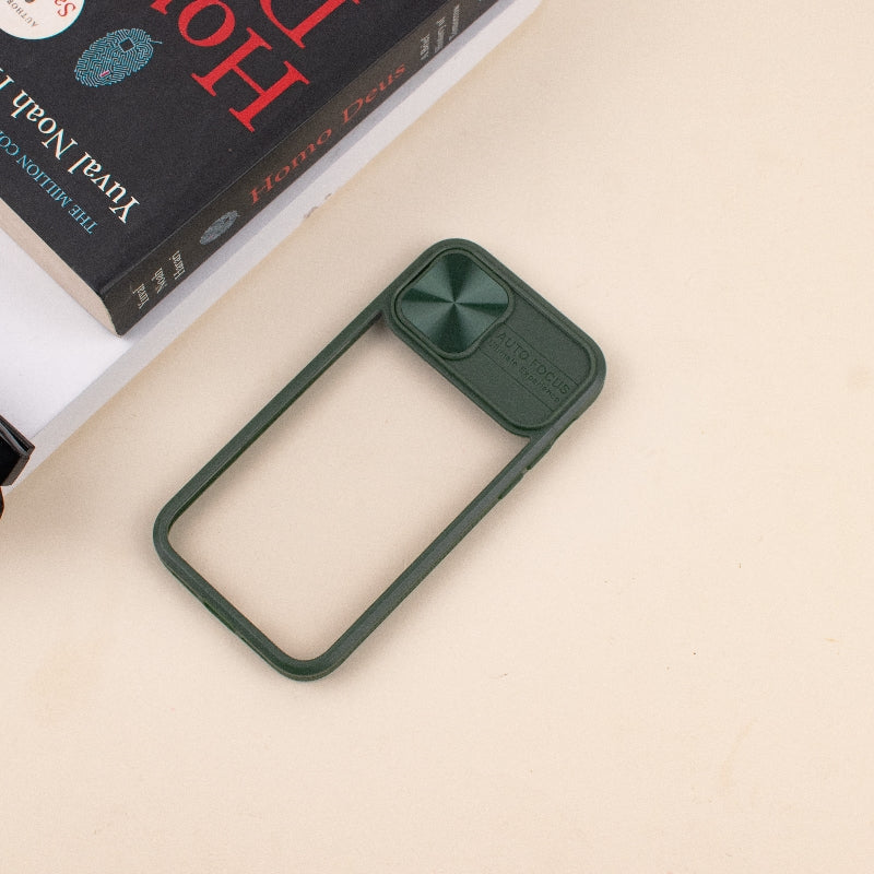 Chic Charm Camera Slider iPhone 13 Pro Max Cover iPhone 13 Pro Max The June Shop Olive Green  