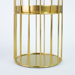 Venus Golden Metal Candle Holder Candle Holders The June Shop   