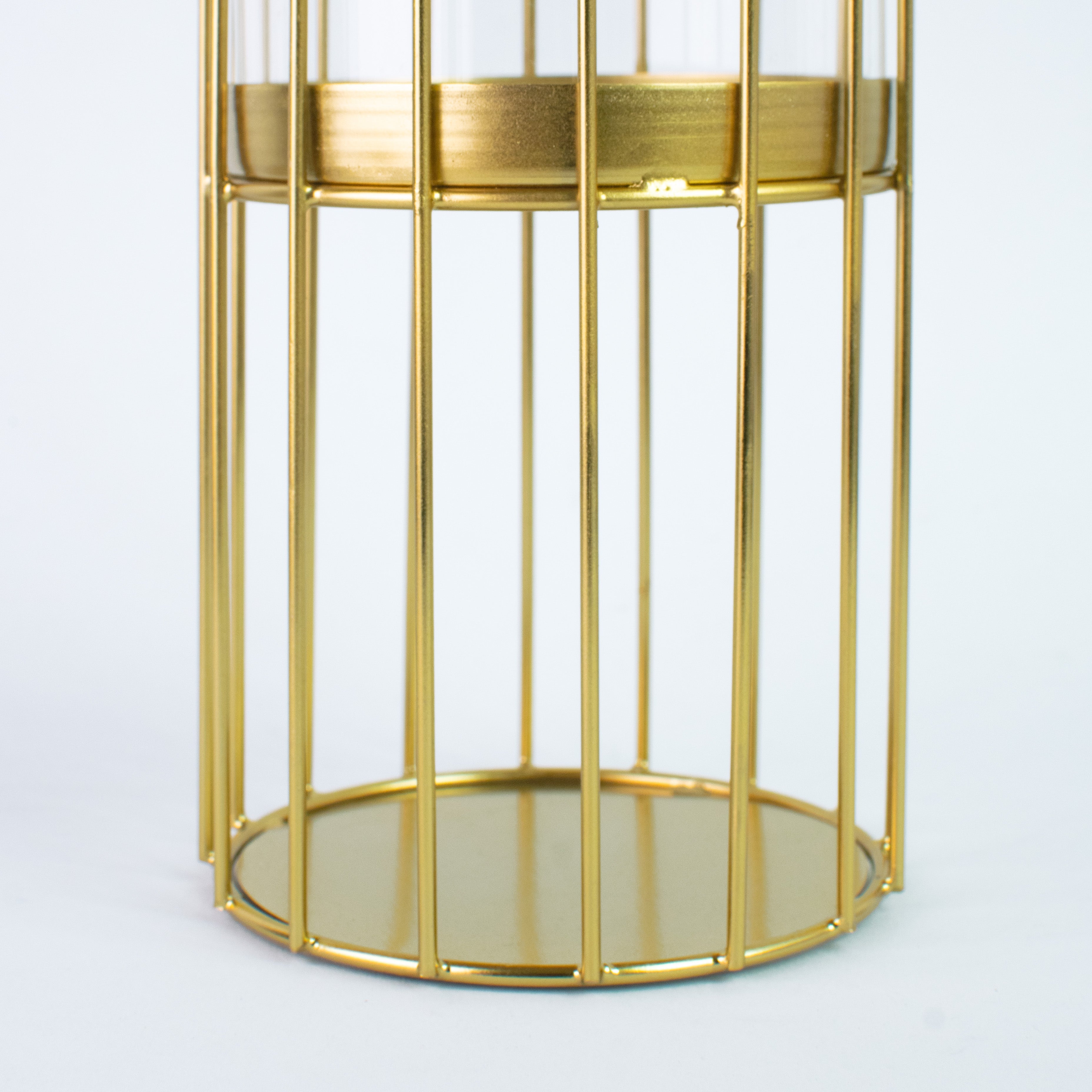 Venus Golden Metal Candle Holder Candle Holders The June Shop   