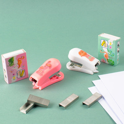 Kawaii Animal Mini Stapler Set