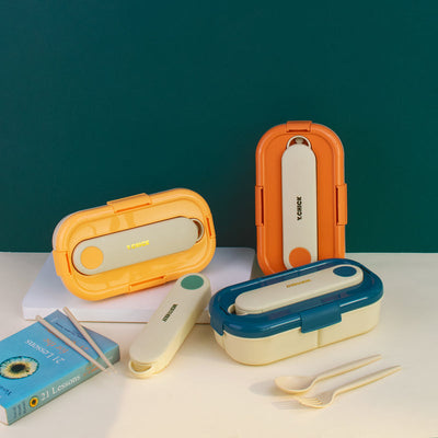 Pop Hue Lunch Box With Cutlery Set Lunch Boxes June Trading   