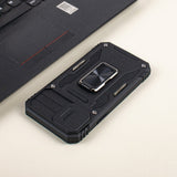 Hybrid Armour iPhone 13 Pro Cover | Camera Slider & Kickstand iPhone 13 Pro The June Shop Pitch Black  