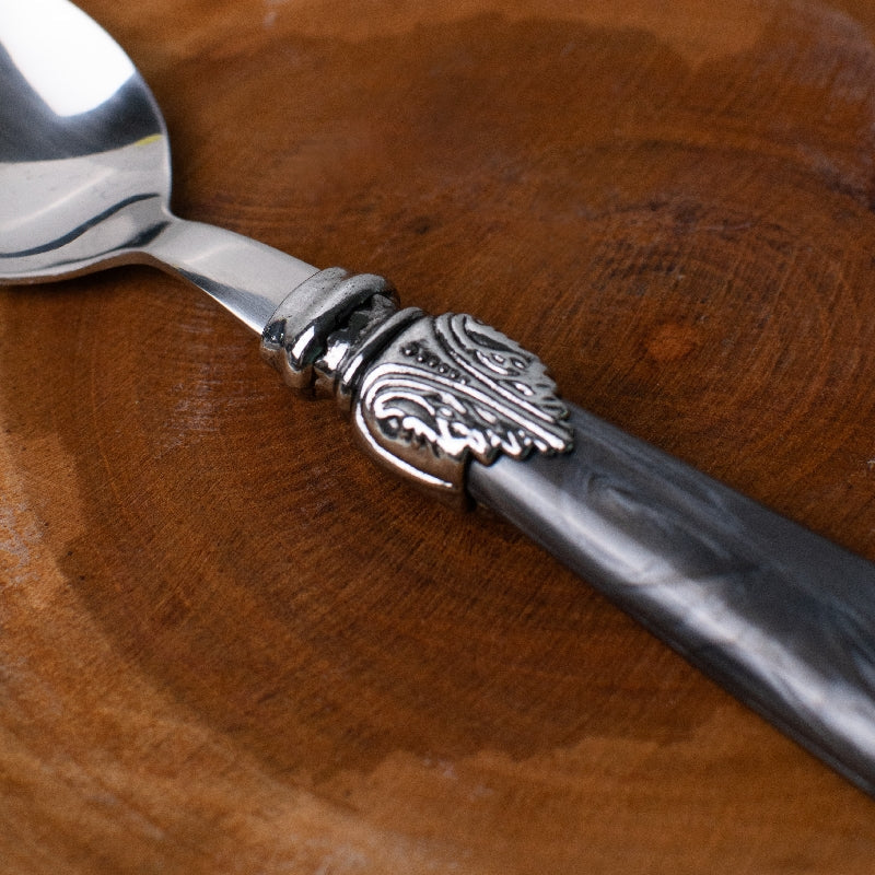 Pewter Accent Regal 24 Piece Cutlery Set Cutlery June Trading   