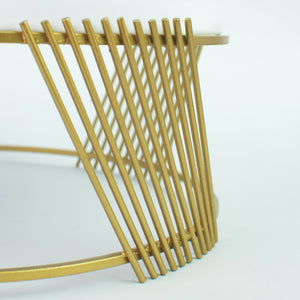 Eisley Golden Twirl Stand Metal Stand The June Shop   