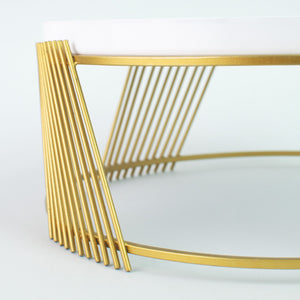 Eisley Golden Twirl Stand Metal Stand The June Shop   