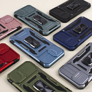 Hybrid Armour iPhone 14 Plus Cover | Camera Slider & Kickstand iPhone 14 Plus The June Shop   