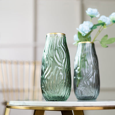 Empoli Whirl Pressed Vase Vases June Trading   