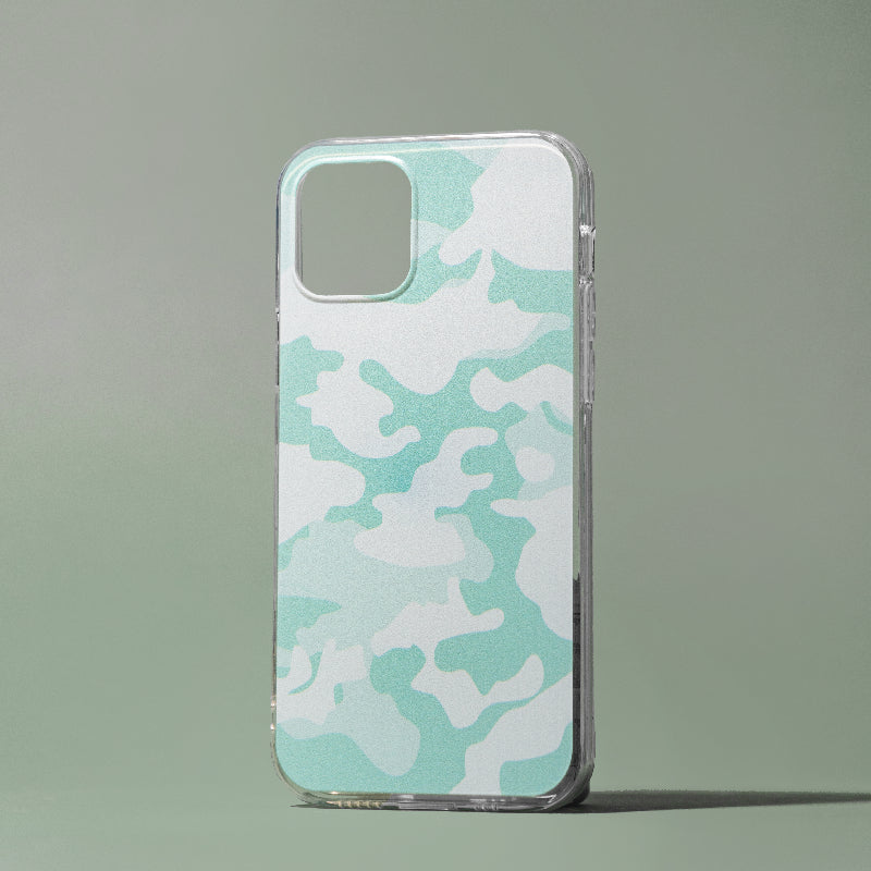 Mint Green Camo Style iPhone Cover Mobile Phone Cases June Trading iPhone 12  