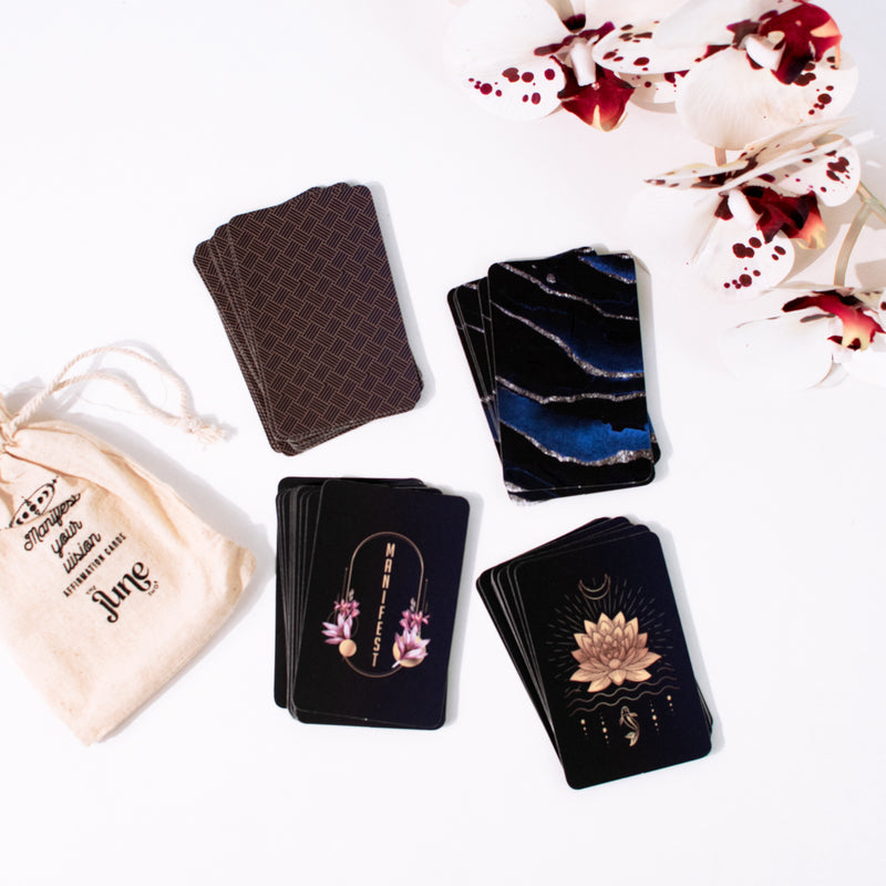 Manifest Your Vision - Affirmation Cards Postcard June Trading   