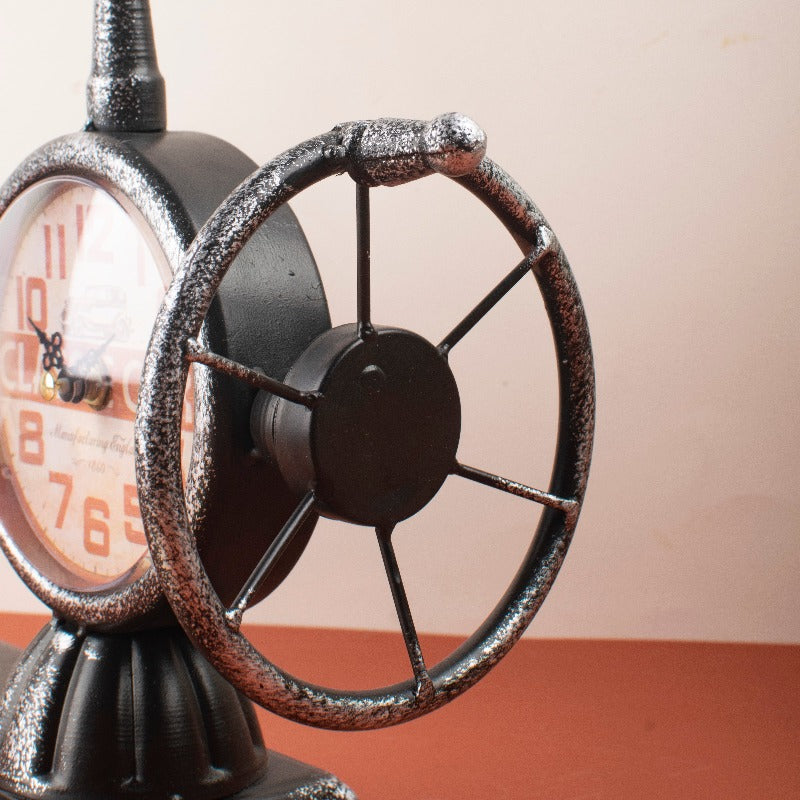 Vintage Charm Sewer-Inspired Table Clock Table Clocks The June Shop   