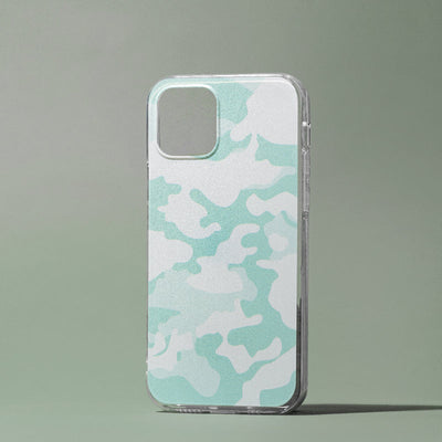 Mint Green Camo Style iPhone Cover Mobile Phone Cases June Trading iPhone 12 Pro  