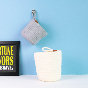 Rope Storage Basket For Planters & Essentials Basic Organisers June Trading   