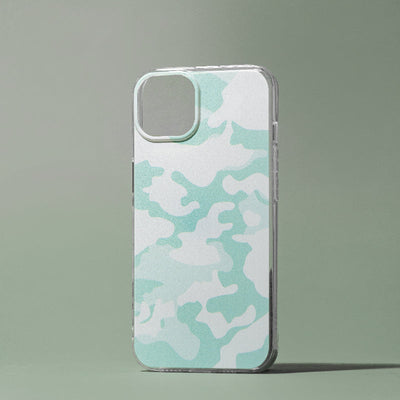Mint Green Camo Style iPhone Cover Mobile Phone Cases June Trading iPhone 13  