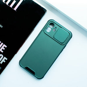 Colour Me Vivid Camera Slider Apple iPhone 12 Cover iPhone 12 June Trading Fern Metallic Green  