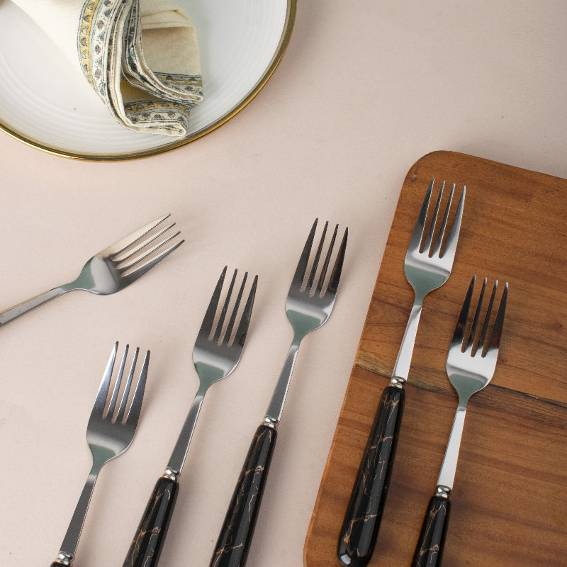 Dine and Dash 24 Piece Cutlery Set With Stand Cutlery June Trading   