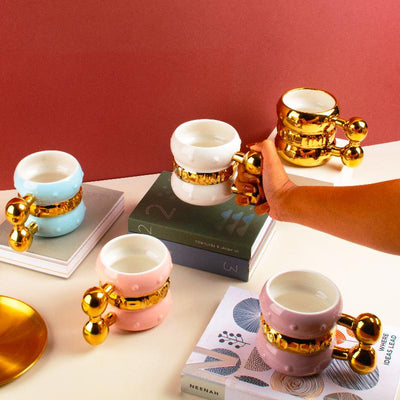 The Luxe Gold Accent Mug