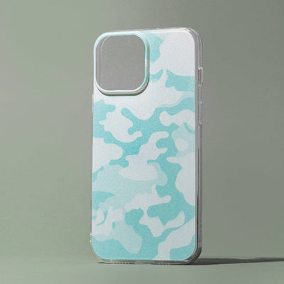 Mint Green Camo Style iPhone Cover Mobile Phone Cases June Trading iPhone 13 Pro Max  