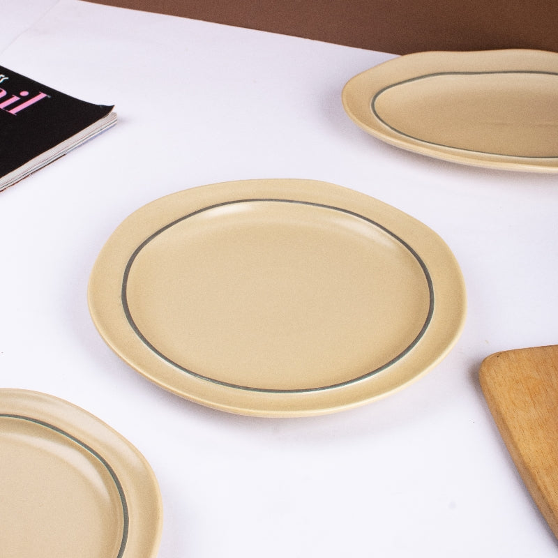 Orphic Beige Dinner Plate Dinner Plates The June Shop   