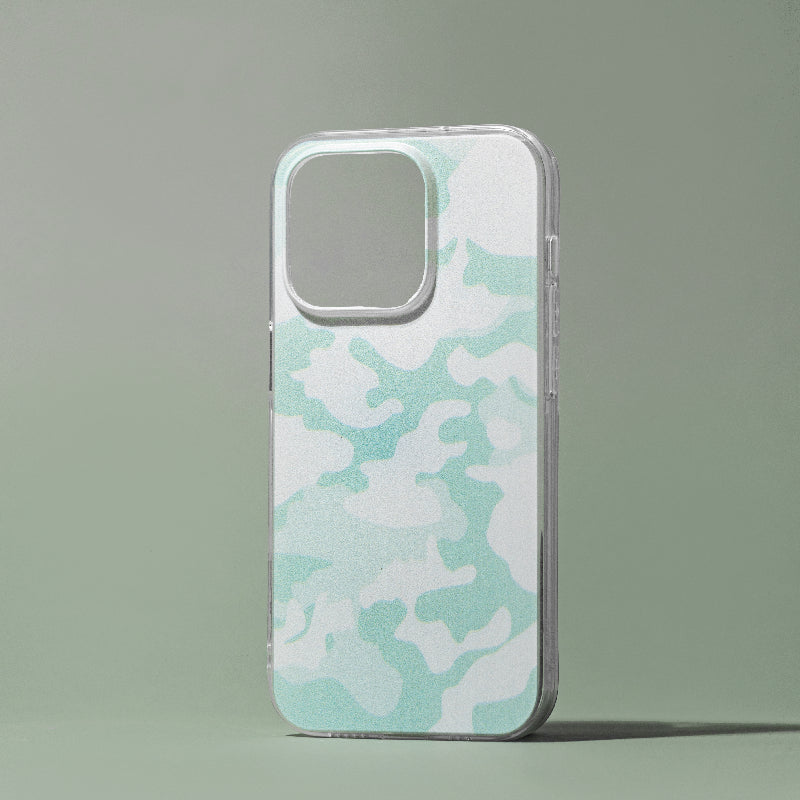 Mint Green Camo Style iPhone Cover Mobile Phone Cases June Trading iPhone 14 Pro  