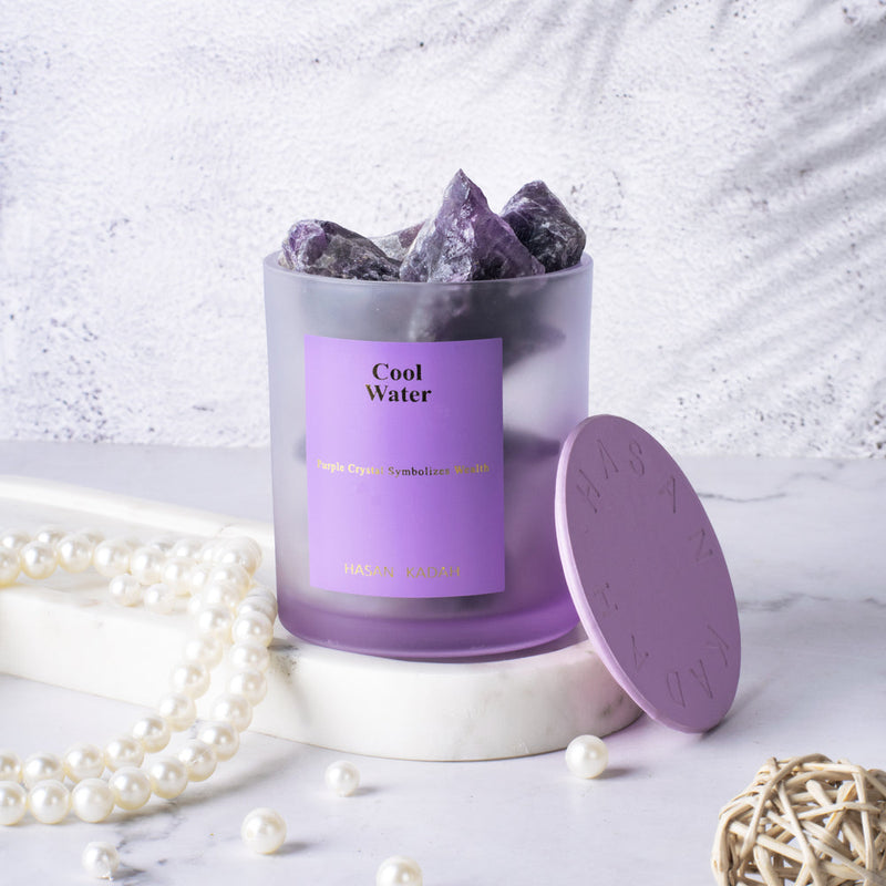 Kensho Essential Oil Diffuser | Purple Salt Crystal Candles The June Shop   