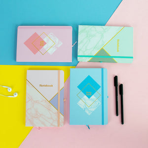 Marble Accent Hardcover Notepad Notepads June Trading   