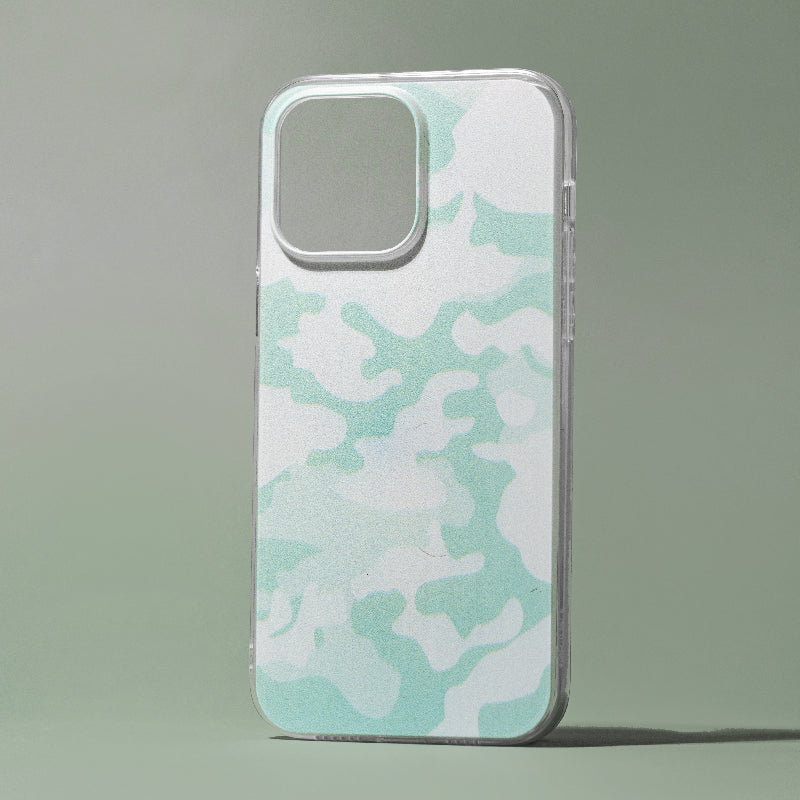 Mint Green Camo Style iPhone Cover Mobile Phone Cases June Trading iPhone 14 Pro Max  