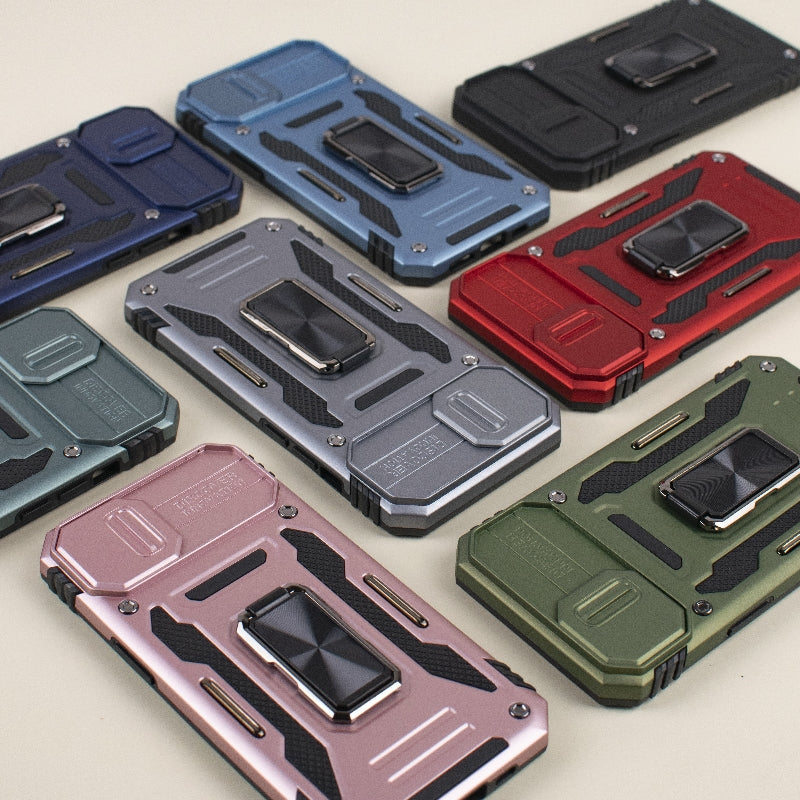 Hybrid Armour iPhone 14 Pro Cover | Camera Slider & Kickstand iPhone 14 Pro Max The June Shop   