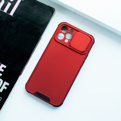 Colour Me Vivid Camera Slider Apple iPhone 12 Pro Cover iPhone 12 Pro June Trading Rogue Red  