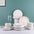 Odelia Ivory White 22 Piece Dinnerware Dinner Sets The June Shop   