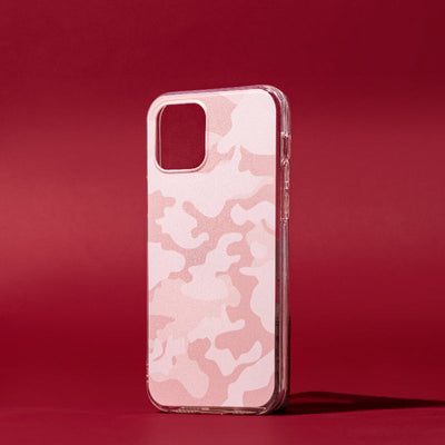 Flamingo Pink Camo Style iPhone Cover Mobile Phone Cases June Trading iPhone 14 Pro  