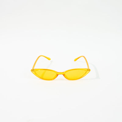 Yellow Pop Cat-Eye Sunglass Eyewear June Trading   
