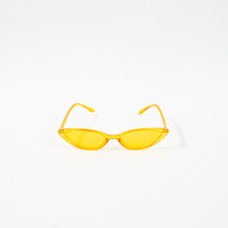 Yellow Pop Cat-Eye Sunglass Eyewear June Trading   