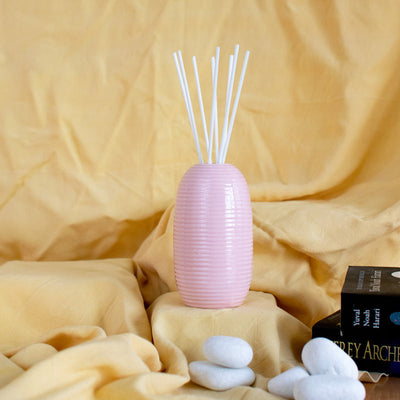 Keep It Minimal Reed Diffuser Aroma Diffusers June Trading Luxury Lavender (pink base)  