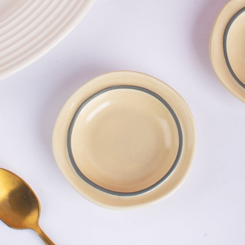 Orphic Beige Dip Bowl