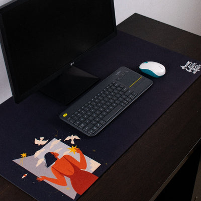 Dreeblissa Extended Versatile Desk Mat Desk Mats The June Shop   
