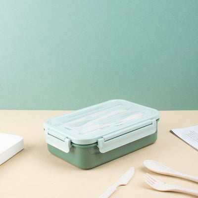 Edgy Two-Tone Refresh Lunch Box Lunch Boxes June Trading Mint Forest  