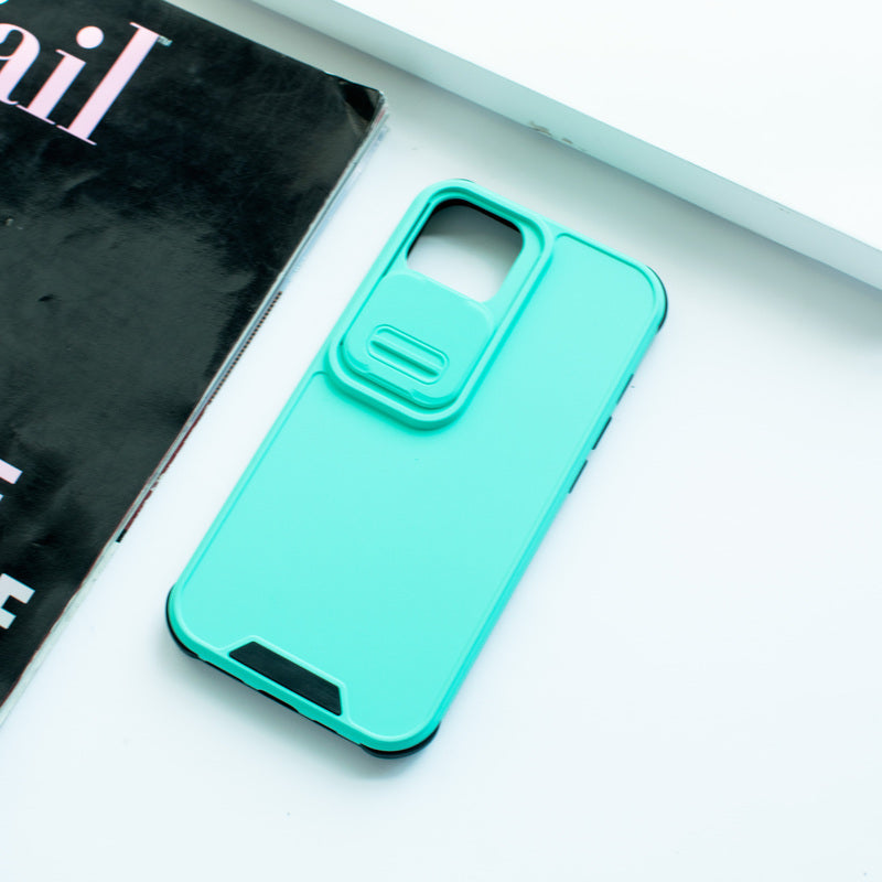 Colour Me Vivid Camera Slider Apple iPhone 13 Cover iPhone 13 June Trading Turquoise Blue  