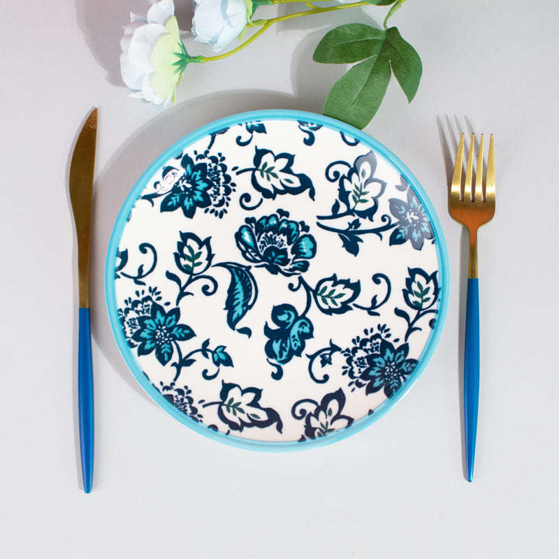 Contemporary Floral Starter Plate Starter Plates June Trading   