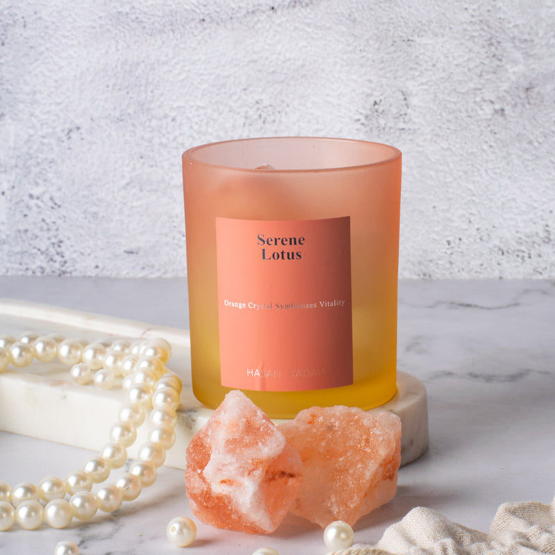 Kensho Essential Oil Diffuser | Orange Salt Crystal Candles The June Shop   